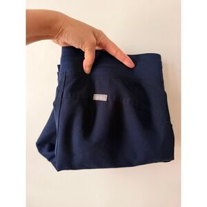 FIGS scrub pants women's medium/p navy blue pants drawstring medical technical
